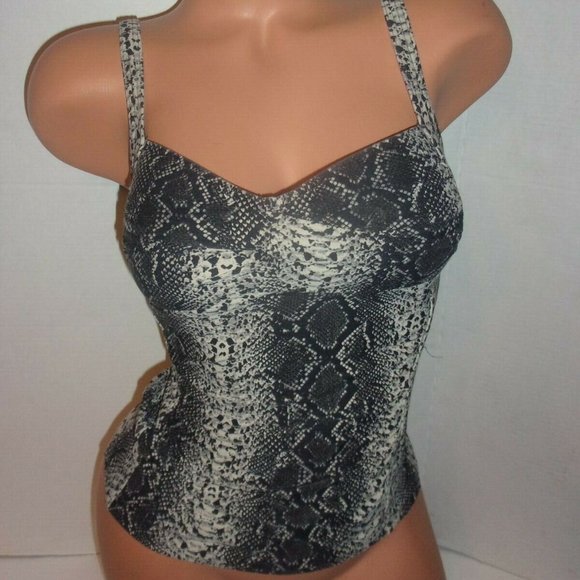 Nip Tuck Python Tankini Top - Picture 1 of 3